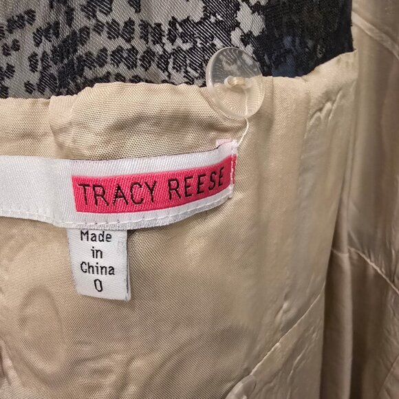 Fun Mixed Media Tracy Reese Dress Size 0 - Picture 6 of 7